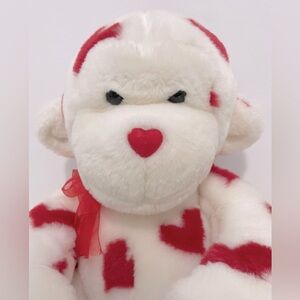 Plush Monkey - Heart Print